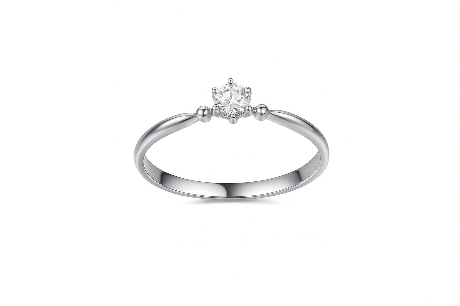 Golden Leaf Crest Diamond Ring
