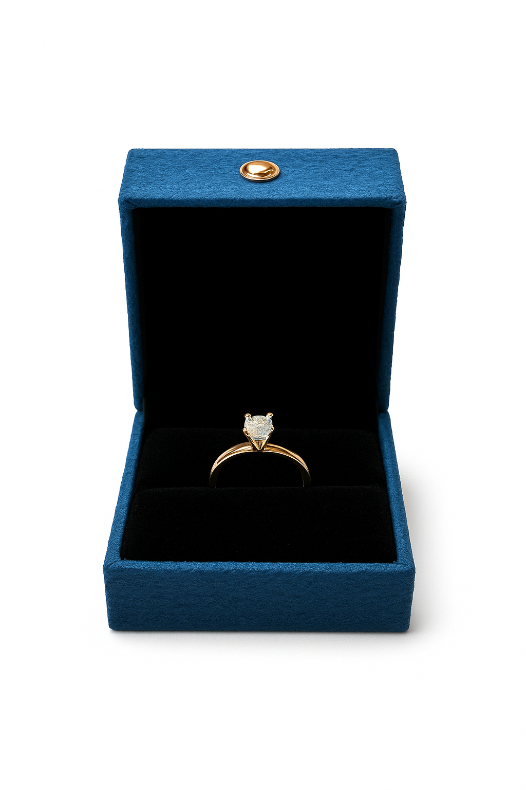 Golden Crest Leaf Diamond Ring – Nature’s Glow