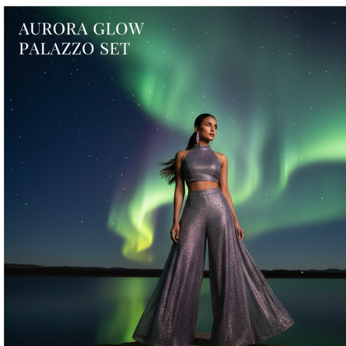 Aurora Glow Palazzo Set