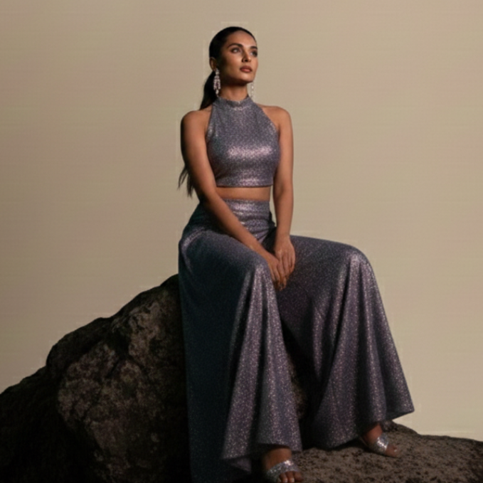 Aurora Glow Palazzo Set