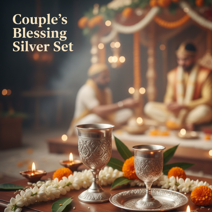 Couple’s Blessing Silver Set