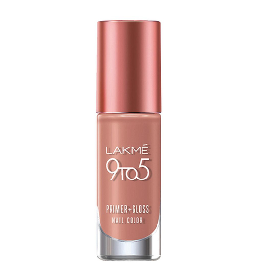 Lakmé 9 to 5 Primer + Gloss Nail Color – Nude Touch