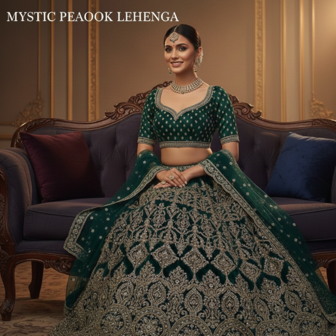 Mystic Peacock Lehenga