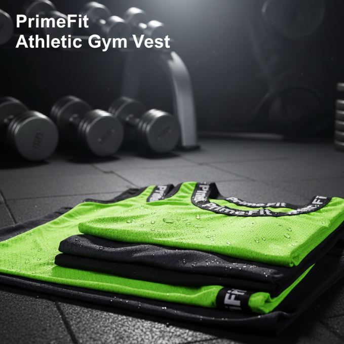 PrimeFit Athletic Gym Vest(Set of 2)