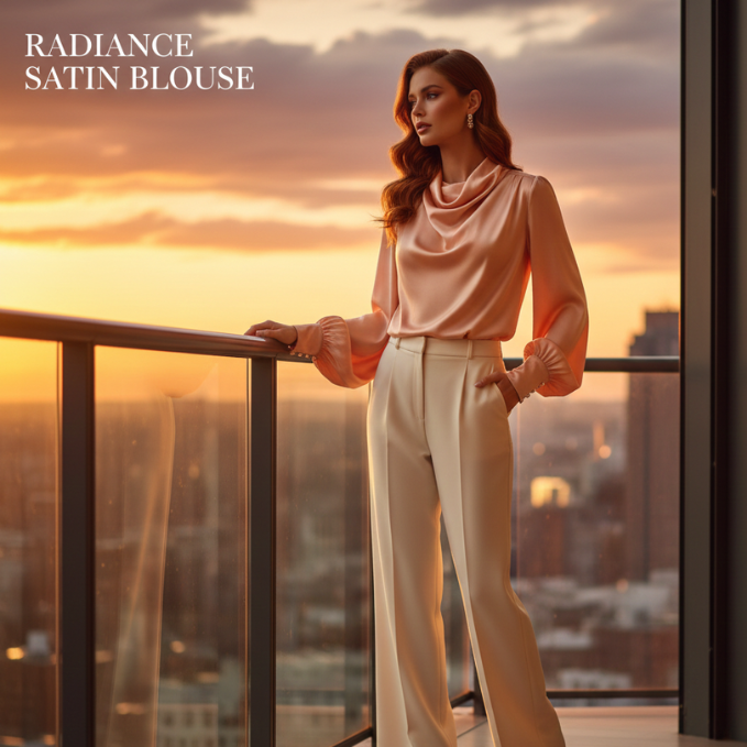 Radiance Satin Blouse