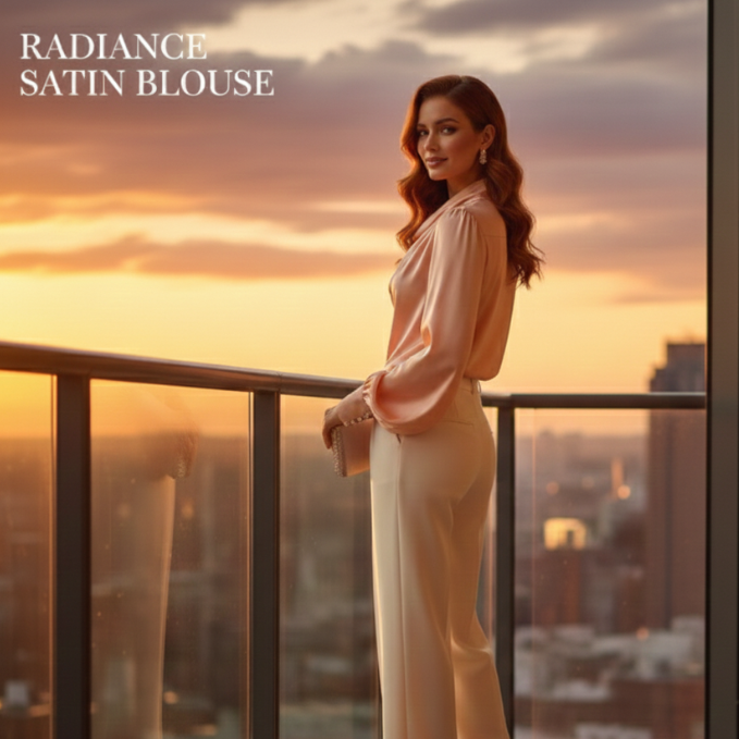 Radiance Satin Blouse