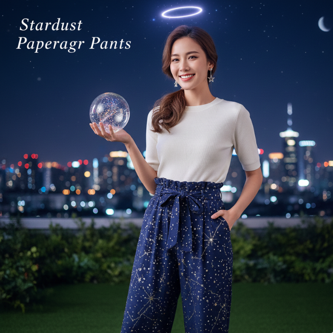 Stardust Paperbag Pants