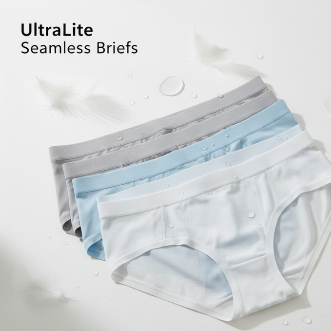 UltraLite Seamless Briefs(Set of 4)bri