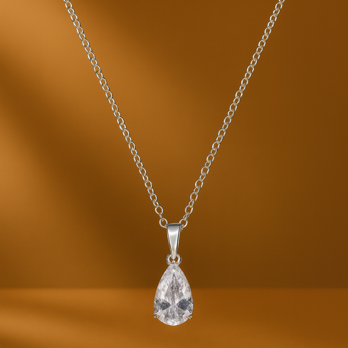 Teardrop Pendant Necklace