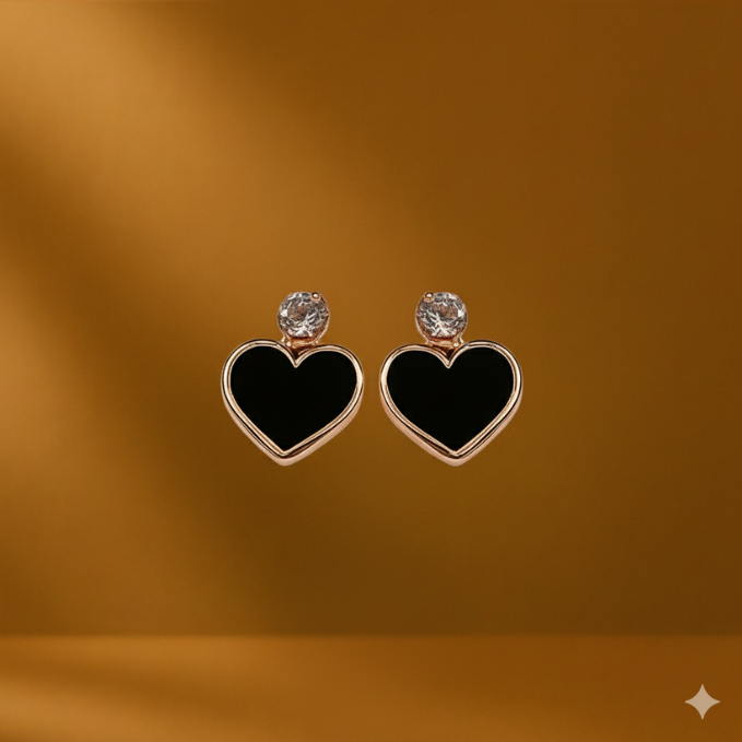 Blush Heart Glow Earrings