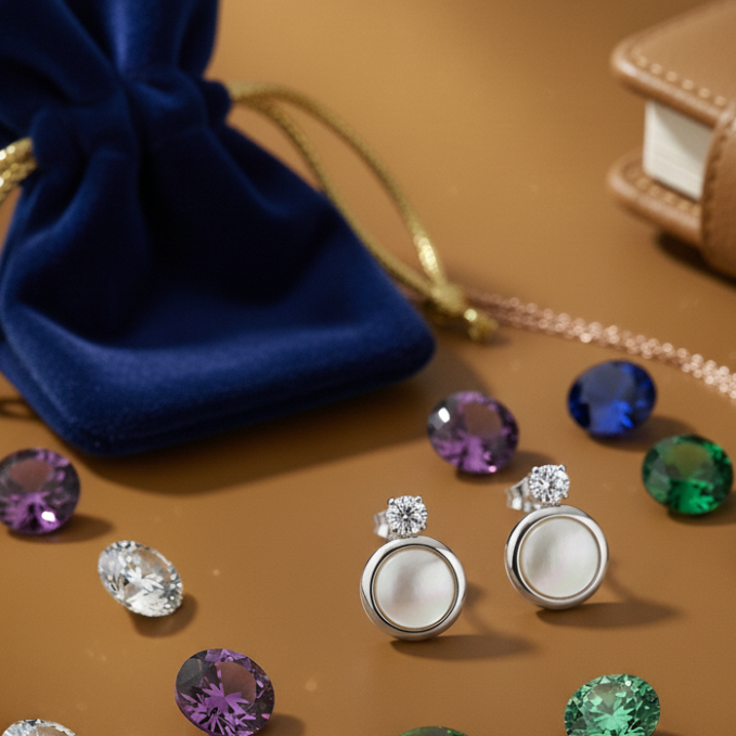 Luna Silver Glow Earrings