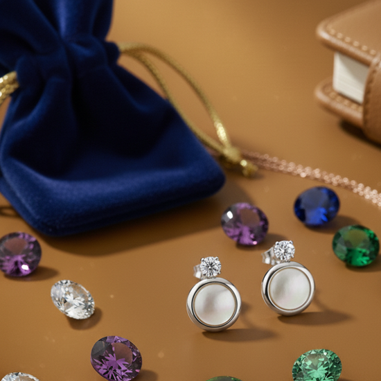 Luna Silver Glow Earrings