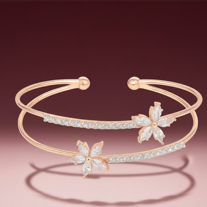 Roséluxe Floral Cuff