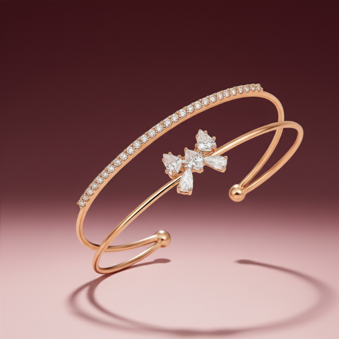 Rosé Flutter Bangle