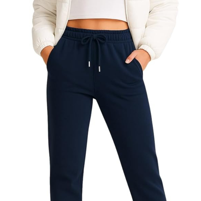 Lura Pure Cotton Wide Leg Joggers