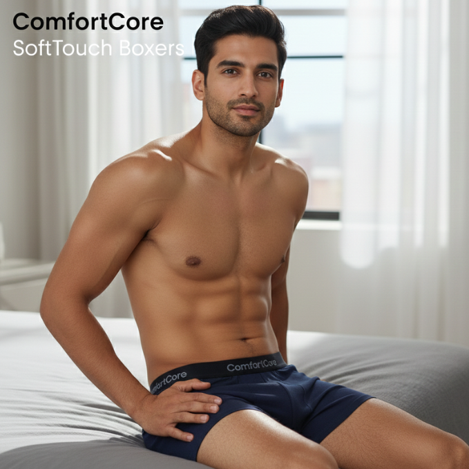 ComfortCore SoftTouch Boxers(Set of 3)