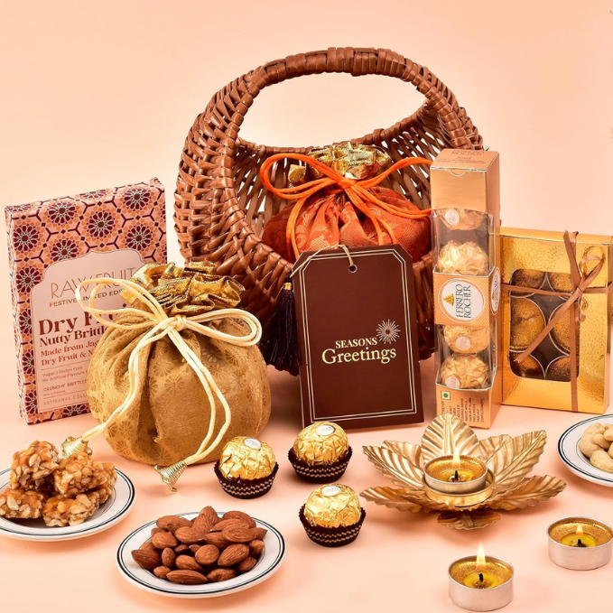 Xroophy Diwali Gift Hamper – Festive Luxury Box