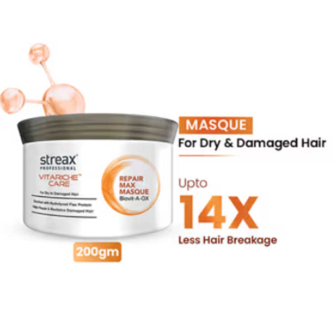 Streax Professional Vitariche Care Repair Max Masque 200g