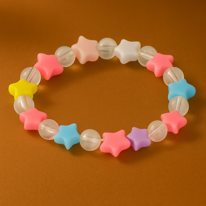 Celestial Star Crystal Bracelet – Colourful Radiance