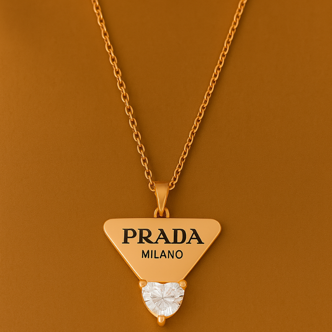 Triad Rose Pendant Necklace