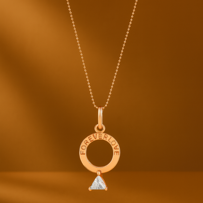 Halo Medallion Pendant Necklace