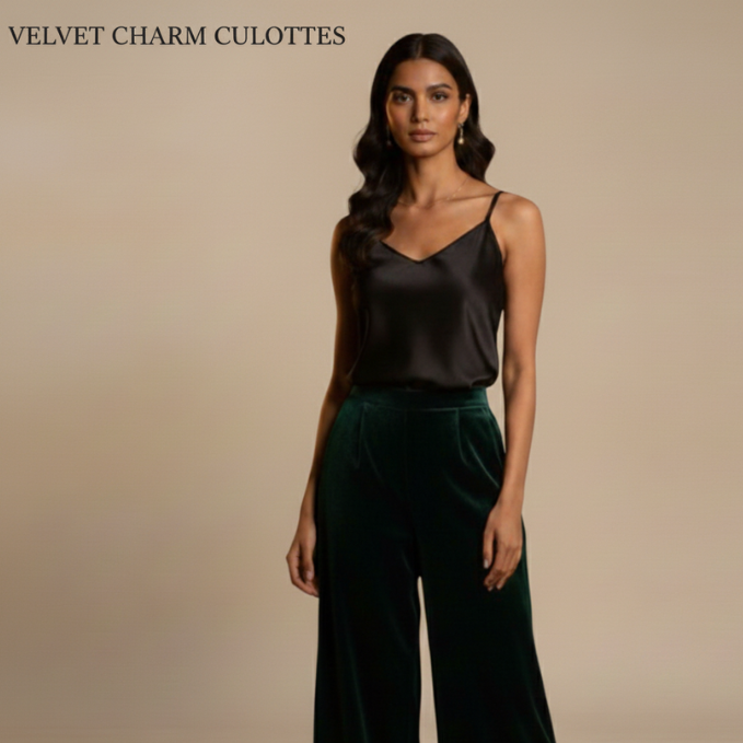 Velvet Charm Culottes