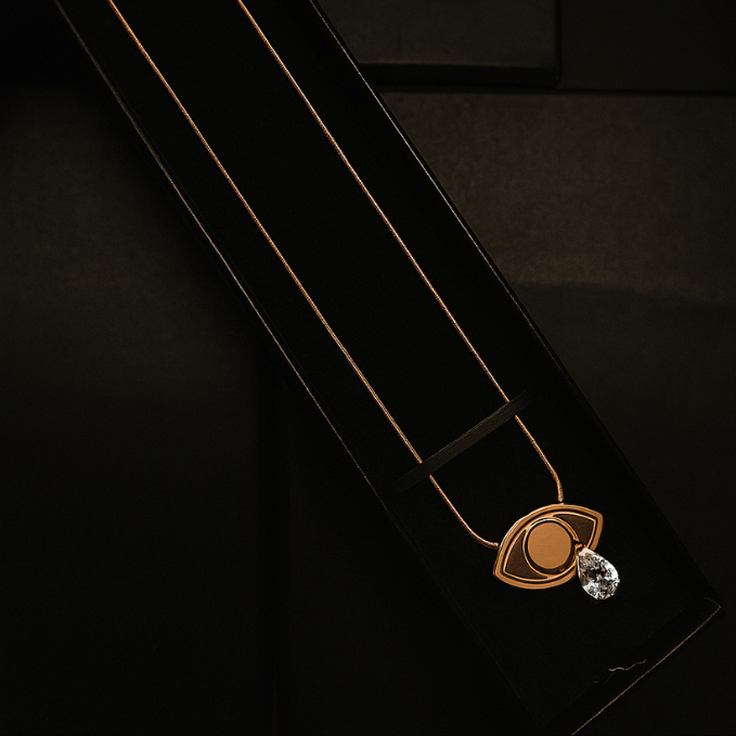 Evil Eye Star Teardrop Necklace Combo