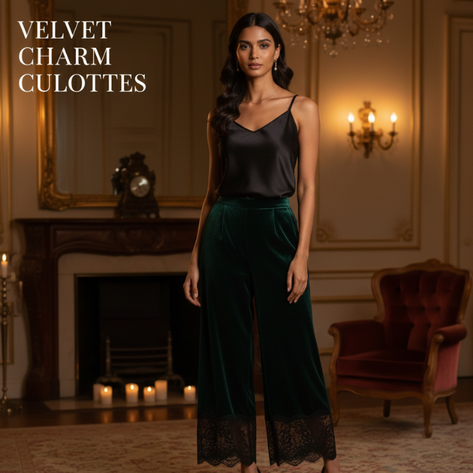 Velvet Charm Culottes