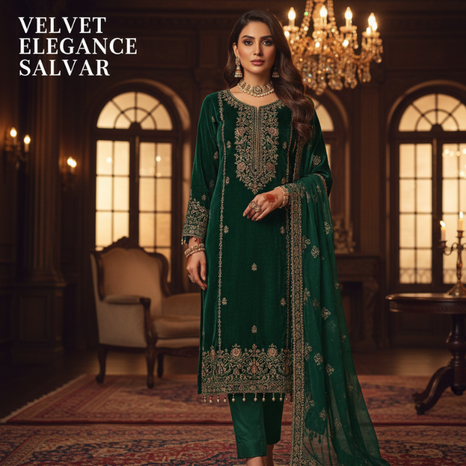 Velvet Elegance Salwar