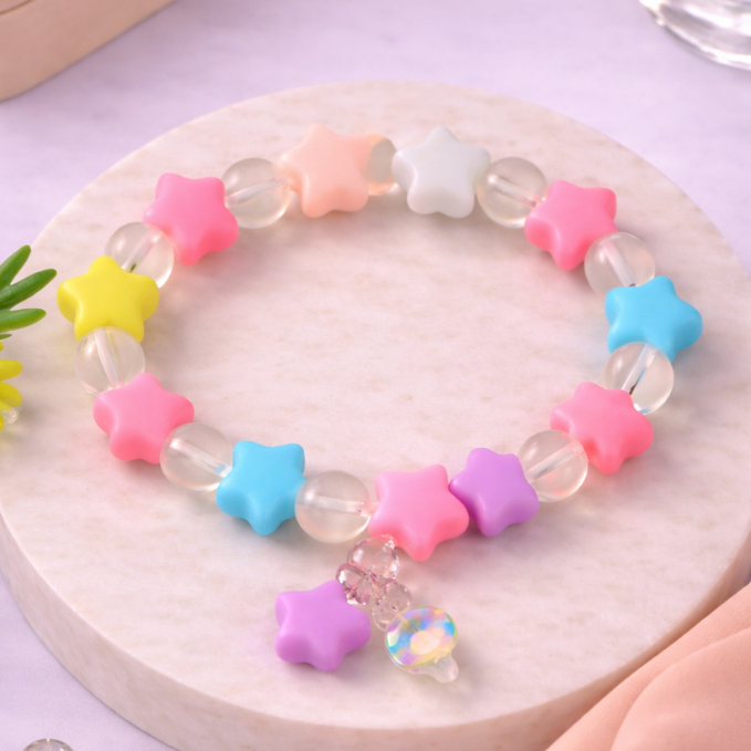 Celestial Star Crystal Bracelet – Colourful Radiance