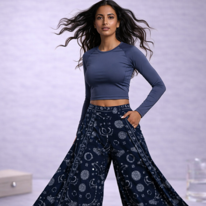 Lunar Flow Palazzo Pants