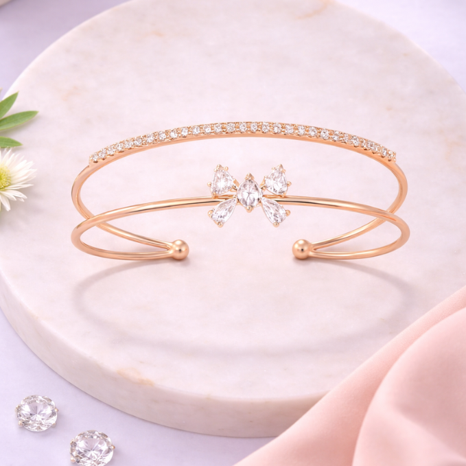 Rosé Flutter Bangle